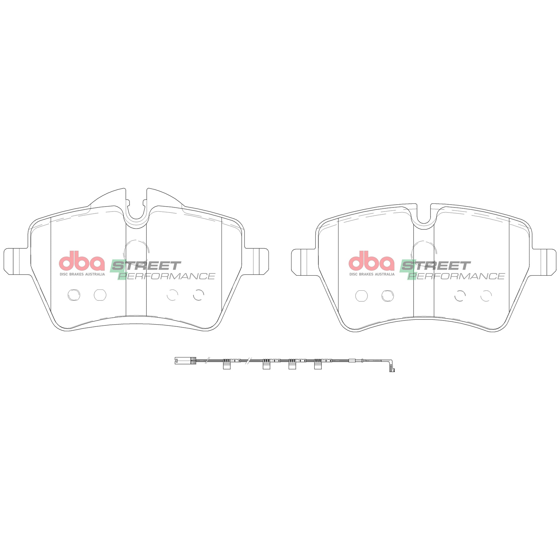 Brake Pads Street Performance | Front Axle - DB2052SP