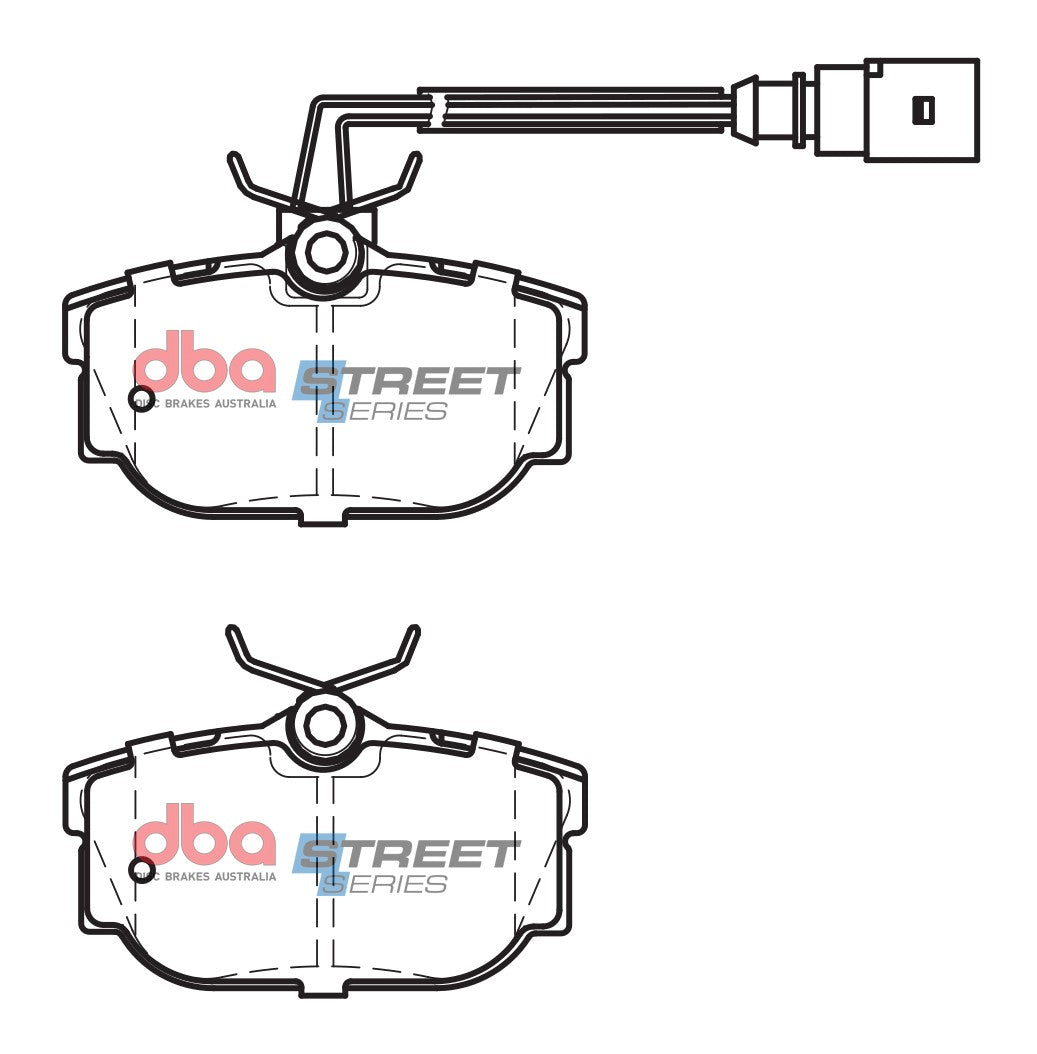 Brake Pads Street Series Semi-metallic | Rear Axle - DB2055SS