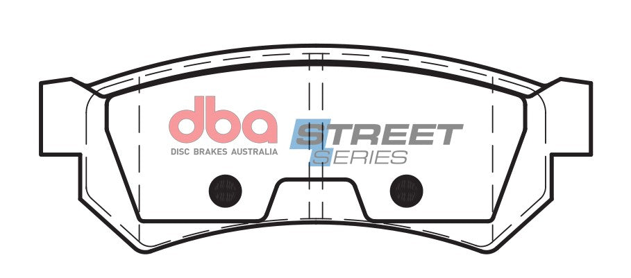 Brake Pads Street Series Ceramic | Rear Axle - DB2056SS