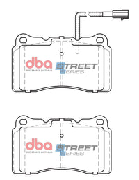 Brake Pads Street Series Ceramic | Front Axle - DB2067SS