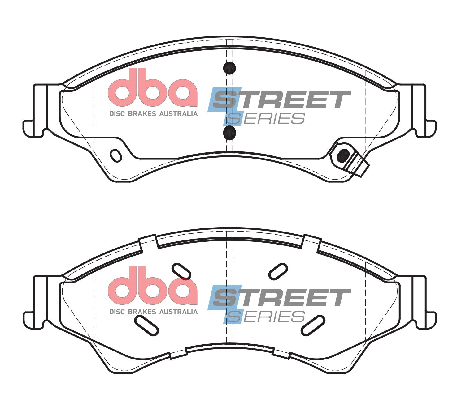 Brake Pads Street Series Semi-metallic | Front Axle - DB2074SS