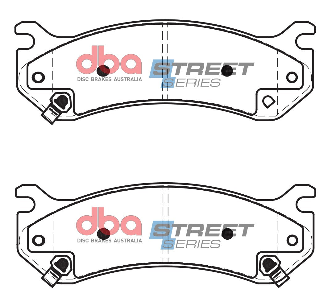 Brake Pads Street Series Semi-metallic | Rear Axle - DB2080SS