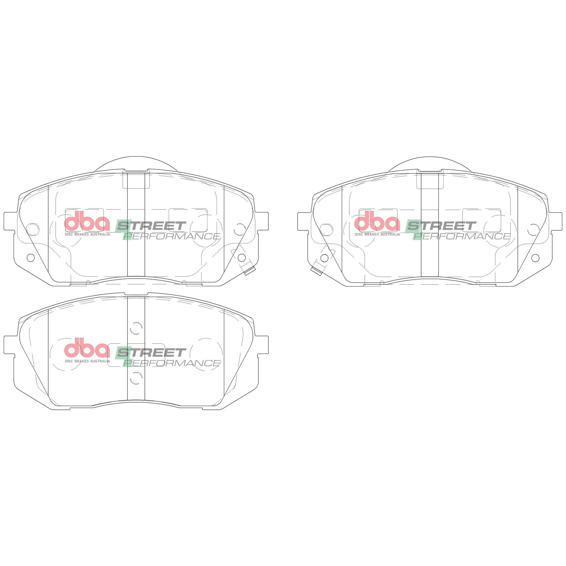 Brake Pads Street Performance | Front Axle - DB2174SP