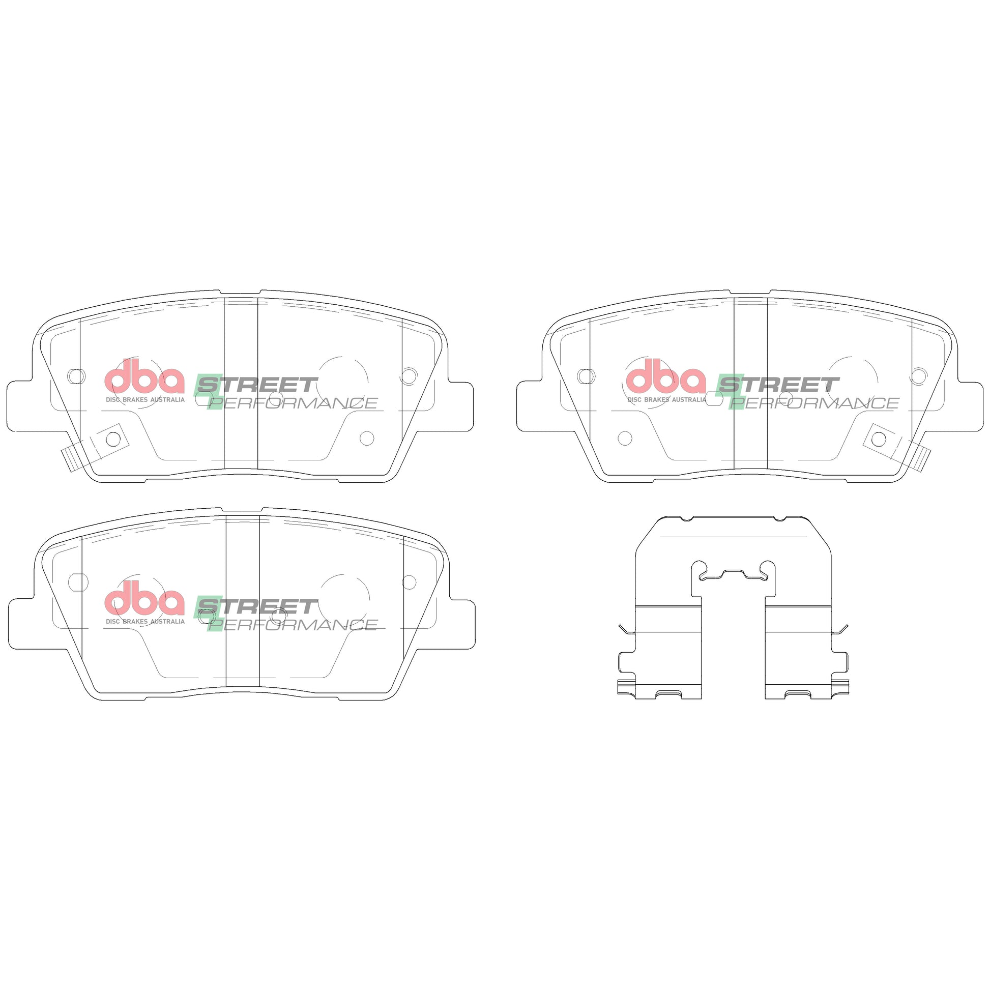 Brake Pads Street Performance | Rear Axle - DB2178SP