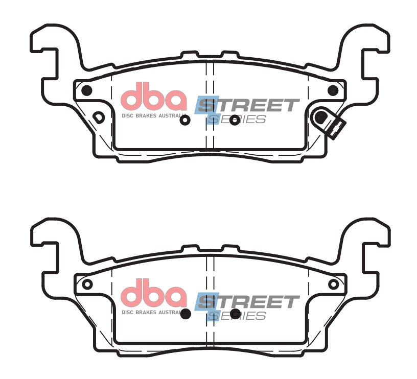 Brake Pads Street Series Semi-metallic | Rear Axle - DB2189SS