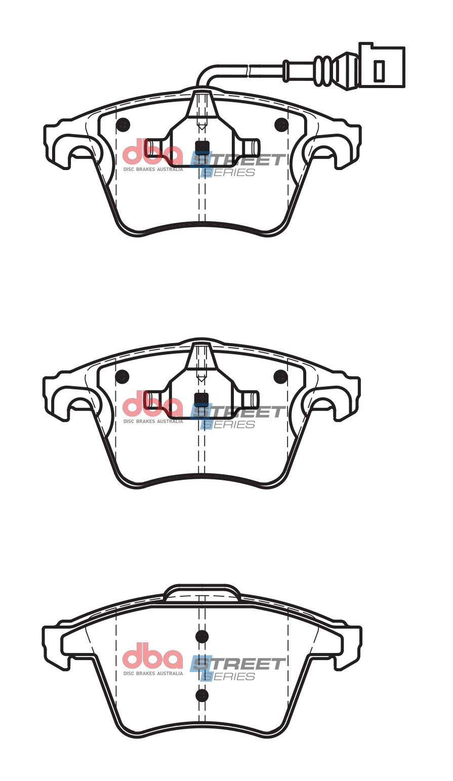 Brake Pads Street Series Semi-metallic | Front Axle - DB2199SS