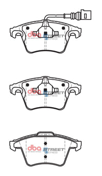 Brake Pads Street Series Semi-metallic | Front Axle - DB2199SS
