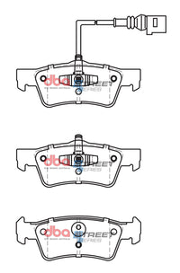 Brake Pads Street Series Semi-metallic | Rear Axle - DB2201SS