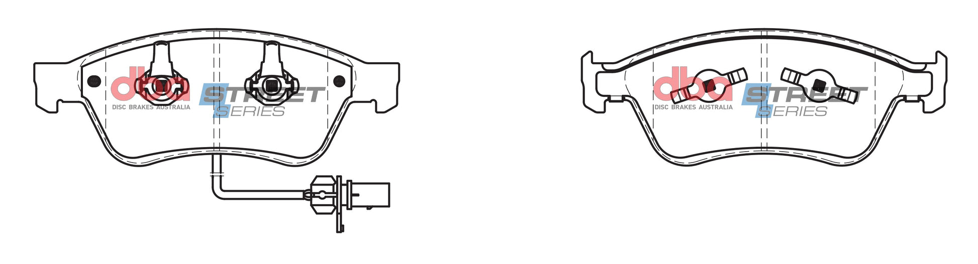 Brake Pads Street Series Semi-metallic | Front Axle - DB2202SS