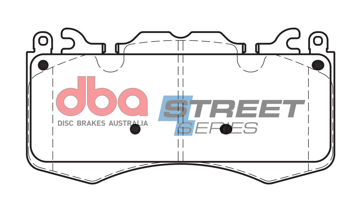 Brake Pads Street Series Semi-metallic | Front Axle - DB2204SS
