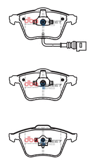 Brake Pads Street Series Ceramic | Front Axle - DB2210SS