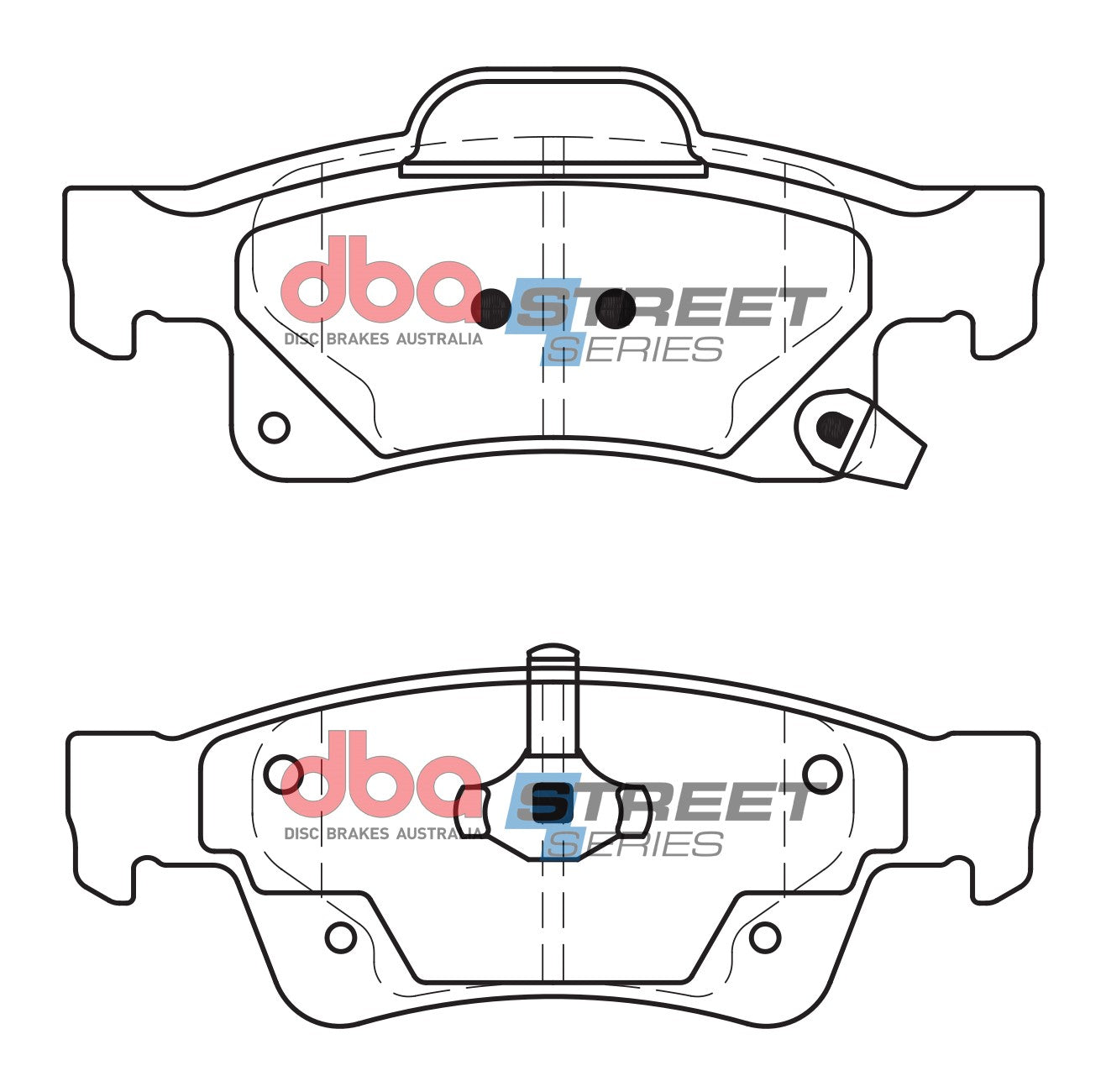 Brake Pads Street Series Ceramic | Rear Axle - DB2217SS