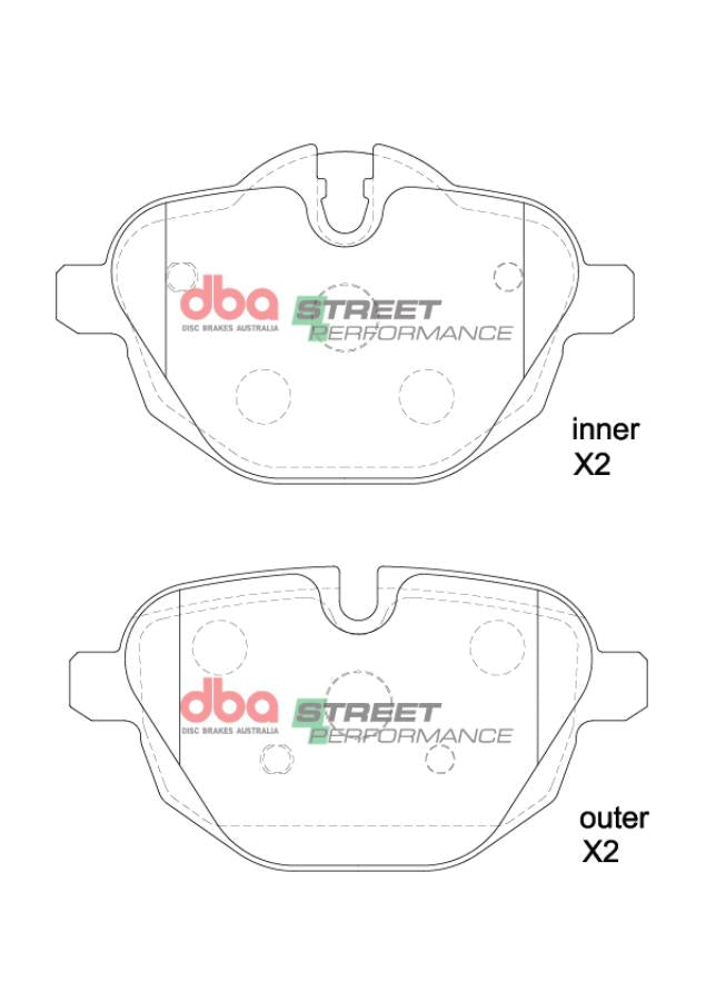 Brake Pads Street Performance | Rear Axle - DB2225SP