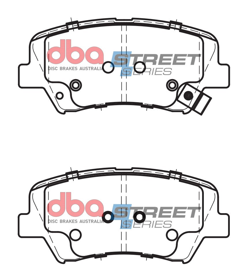 Brake Pads Street Series Ceramic | Front Axle - DB2240SS
