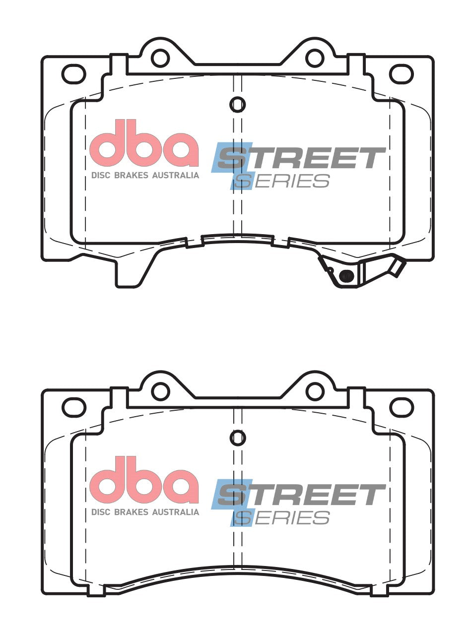 Brake Pads Street Series Semi-metallic | Front Axle - DB2242SS