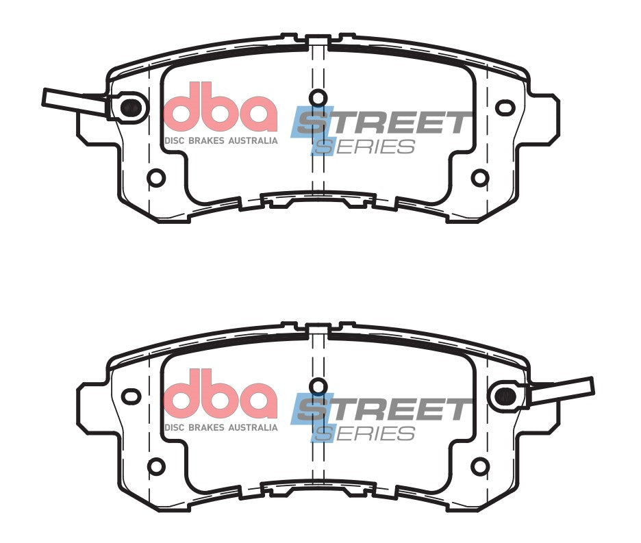 Brake Pads Street Series Ceramic | Rear Axle - DB2244SS