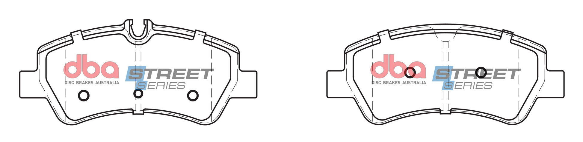 Brake Pads Street Series Semi-metallic | Rear Axle - DB2329SS