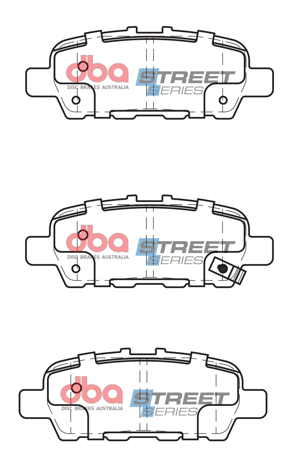 Brake Pads Street Series Ceramic | Rear Axle - DB2340SS