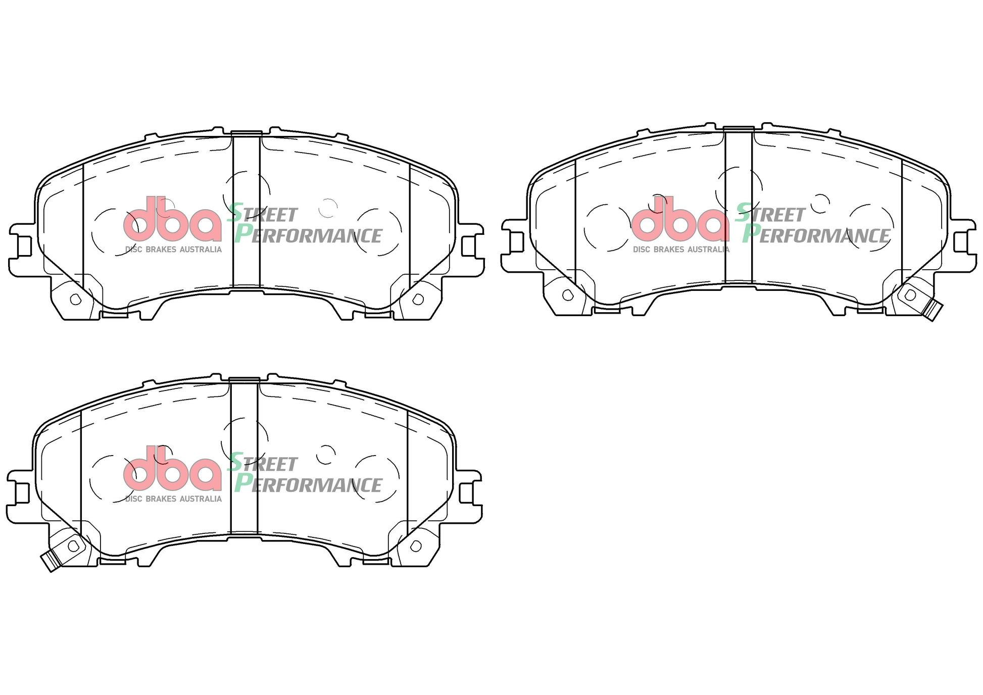 Brake Pads Street Performance | Front Axle - DB2341SP
