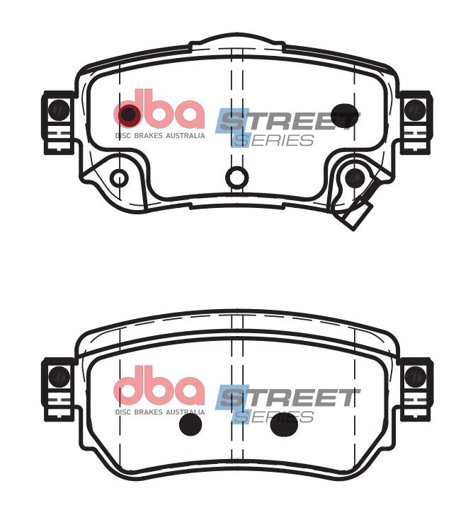 Brake Pads Street Series Ceramic | Rear Axle - DB2357SS