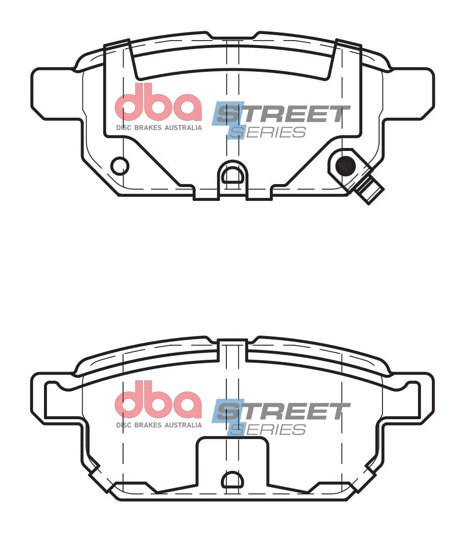 Brake Pads Street Series Ceramic | Rear Axle - DB2364SS