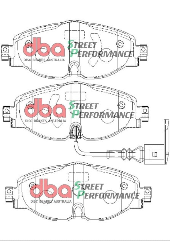 Brake Pads Street Performance ECE R90 certified | Front Axle - DB2383SP
