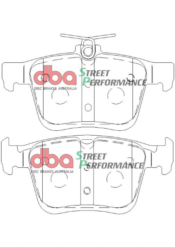 Brake Pads Street Performance ECE R90 certified | Rear Axle - DB2384SP