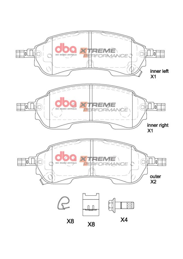 Brake Pads Xtreme Performance | Rear Axle - DB2388XP