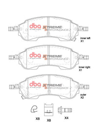 Brake Pads Xtreme Performance | Rear Axle - DB2388XP