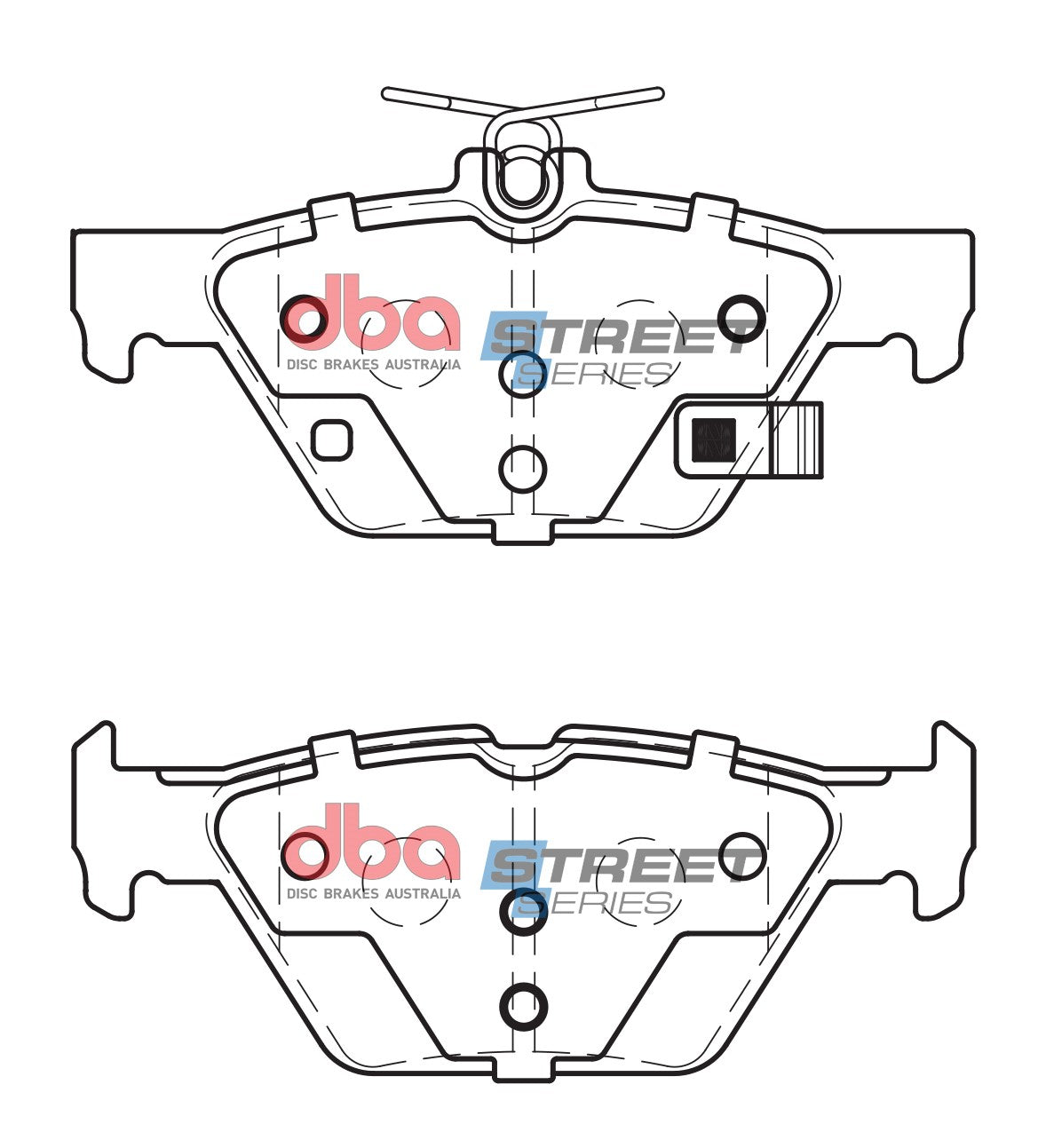 Brake Pads Street Series Ceramic | Rear Axle - DB2398SS