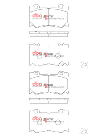 Brake Pads Race Performance - DB2400RP