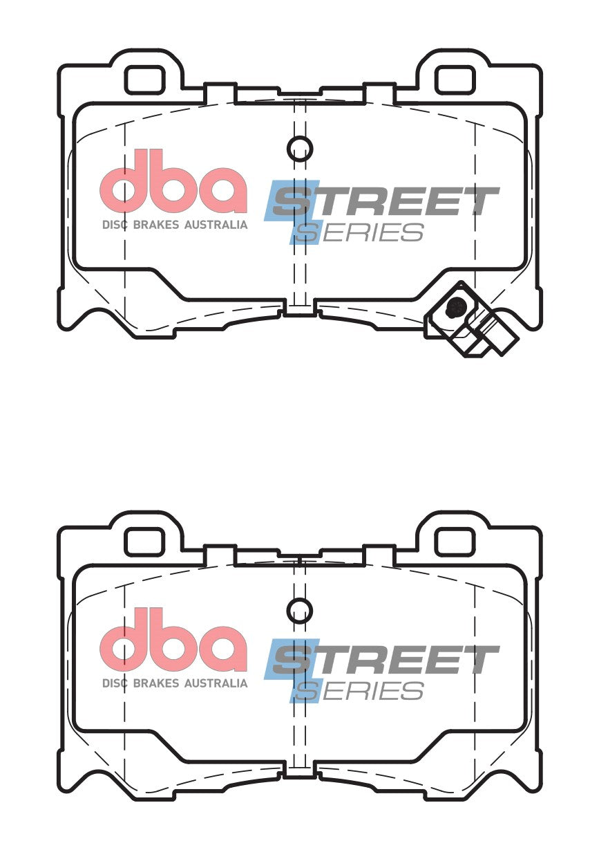 Brake Pads Street Series Ceramic | Front Axle - DB2400SS