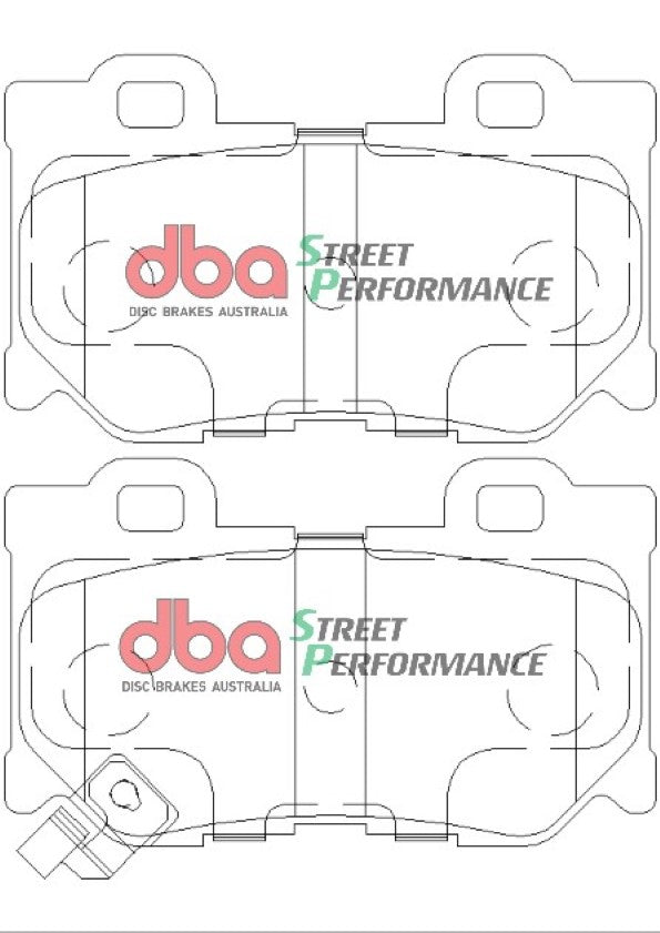 Brake Pads Street Performance | Rear Axle - DB2401SP