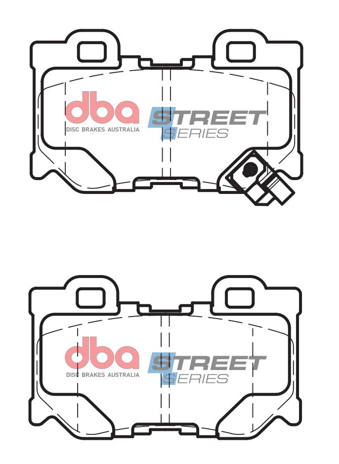 Brake Pads Street Series Ceramic | Rear Axle - DB2401SS
