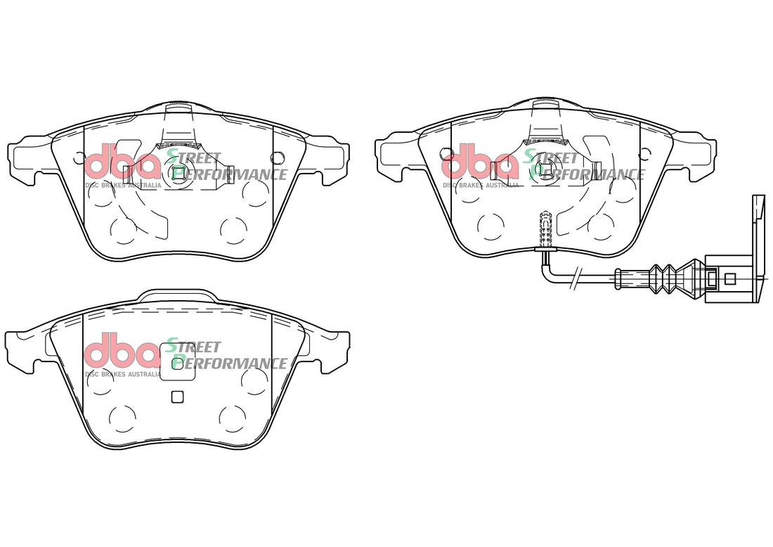 Brake Pads Street Performance | Front Axle - DB2402SP
