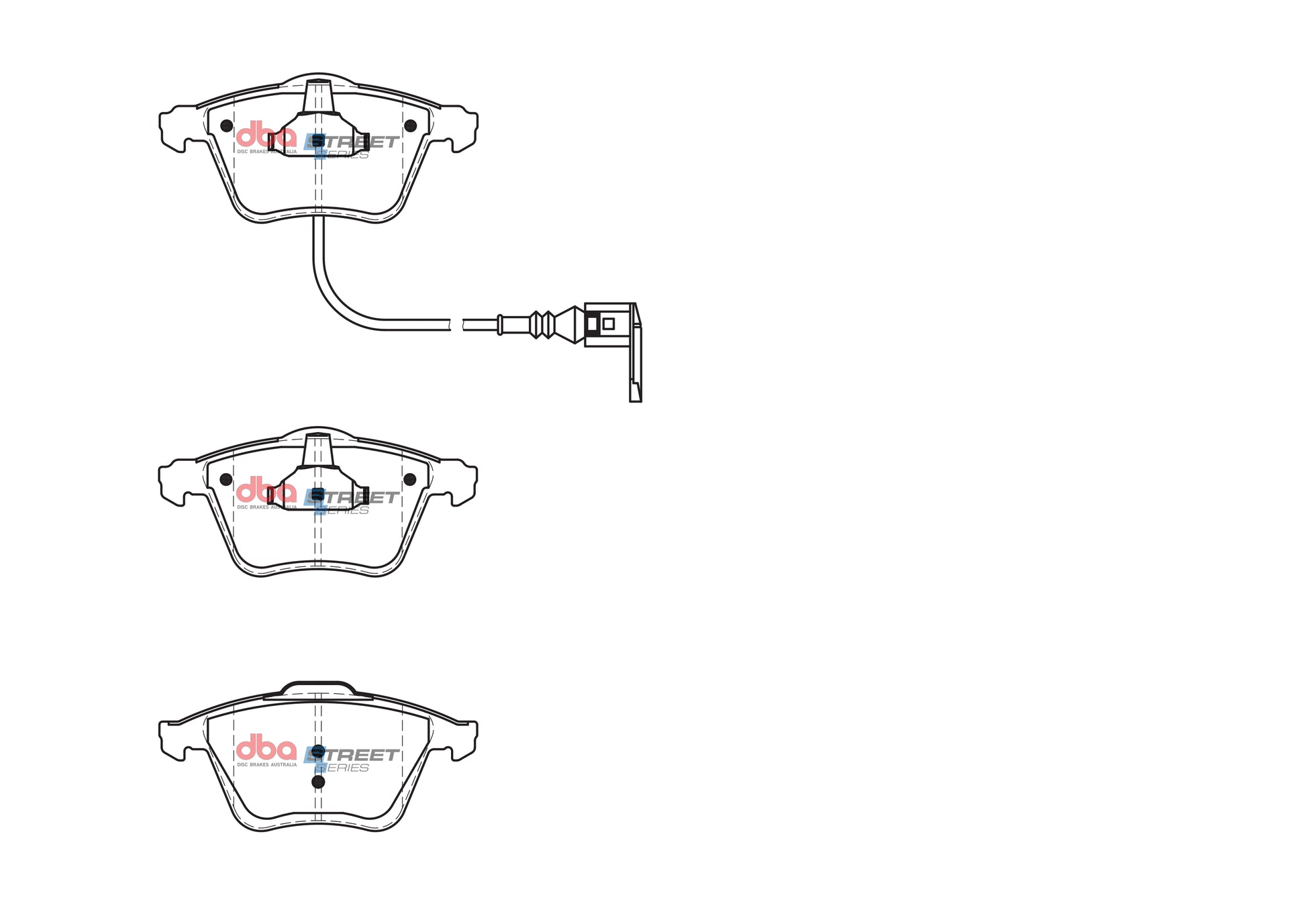 Brake Pads Street Series Ceramic | Front Axle - DB2402SS