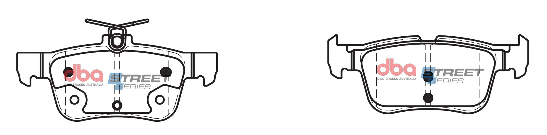 Brake Pads Street Series Ceramic | Rear Axle - DB2406SS