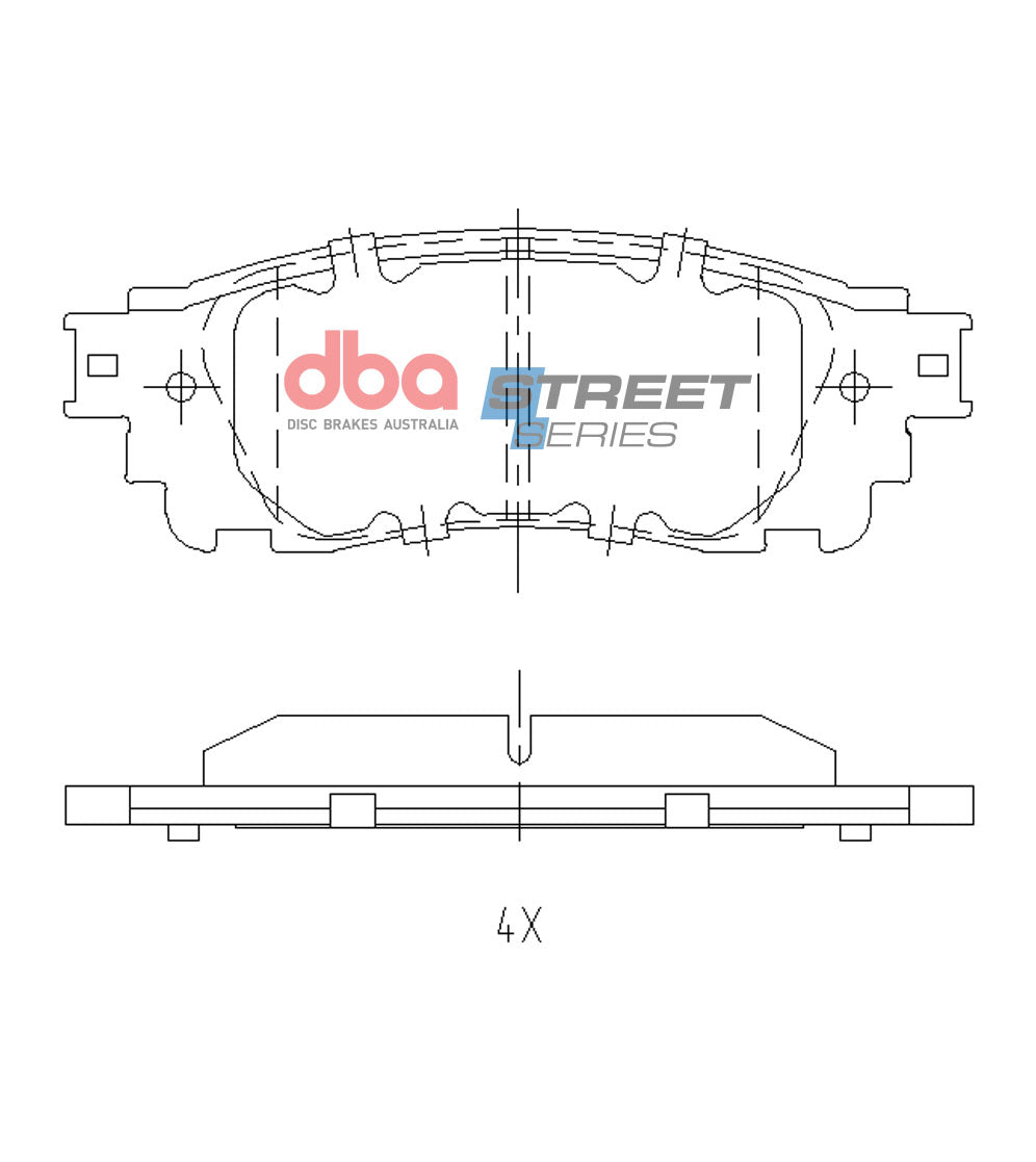 Brake Pads Street Series | Rear Axle - DB2419SS
