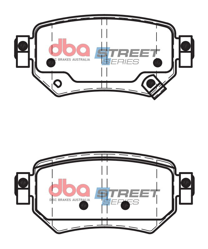Brake Pads Street Series Ceramic | Rear Axle - DB2425SS