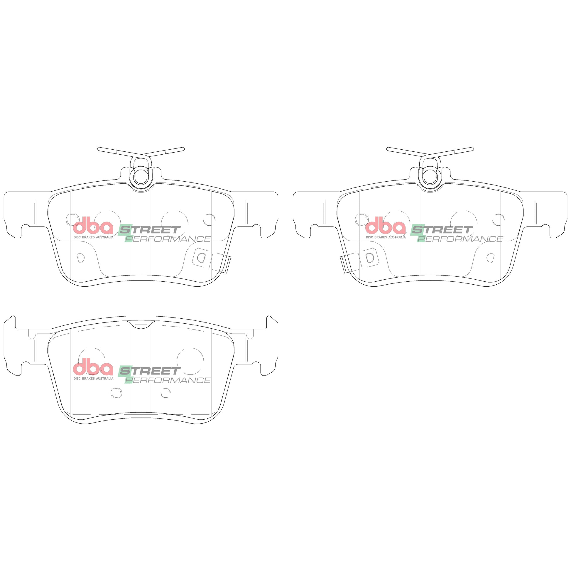 Brake Pads Street Performance | Rear Axle - DB2429SP