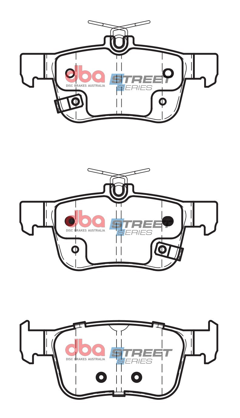 Brake Pads Street Series Ceramic | Rear Axle - DB2429SS
