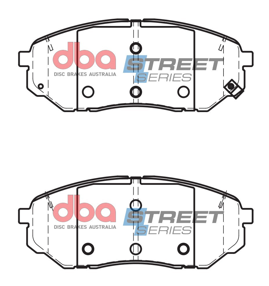 Brake Pads Street Series Ceramic | Front Axle - DB2446SS