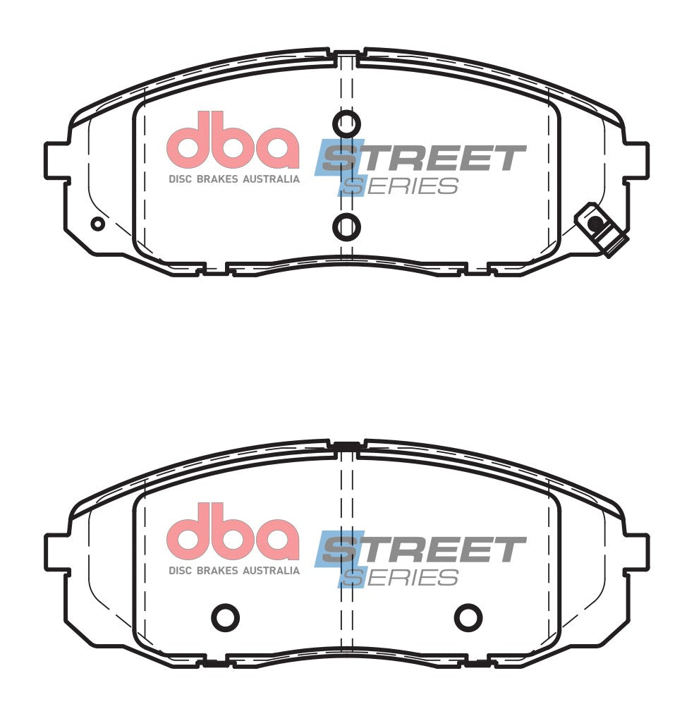 Brake Pads Street Series Semi-metallic | Front Axle - DB2454SS