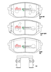 Brake Pads Street Performance | Front Axle - DB2647SP