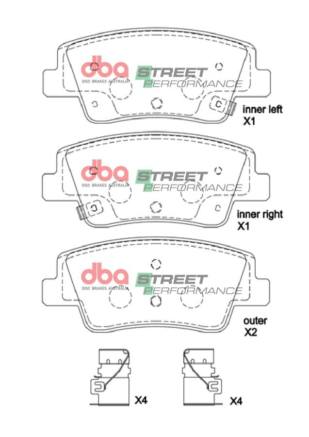 Brake Pads Street Performance | Front Axle - DB2648SP