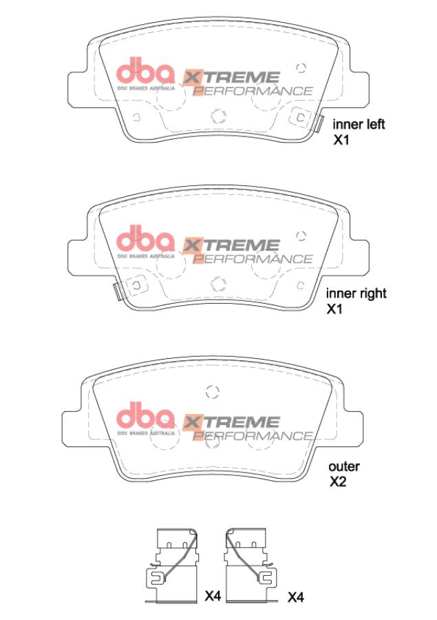 Brake Pads Xtreme Performance | Front Axle - DB2648XP