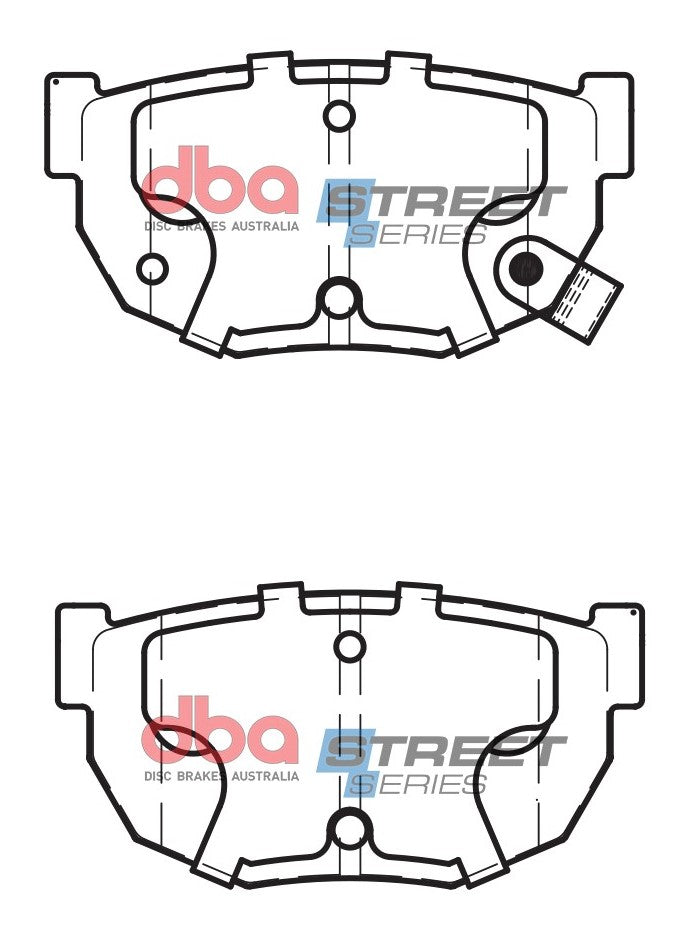 Brake Pads Street Series Ceramic | Rear Axle - DB325SS