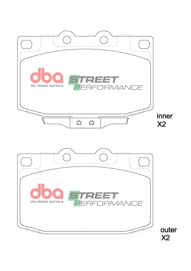 Brake Pads Street Performance | Front Axle - DB416SP