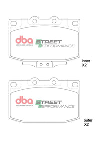 Brake Pads Street Performance | Front Axle - DB416SP