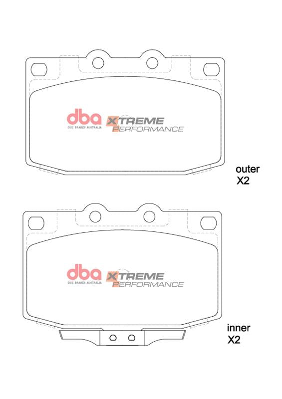 Brake Pads Xtreme Performance | Front Axle - DB416XP